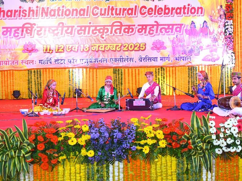 The three-day Maharishi National Cultural Celebration.