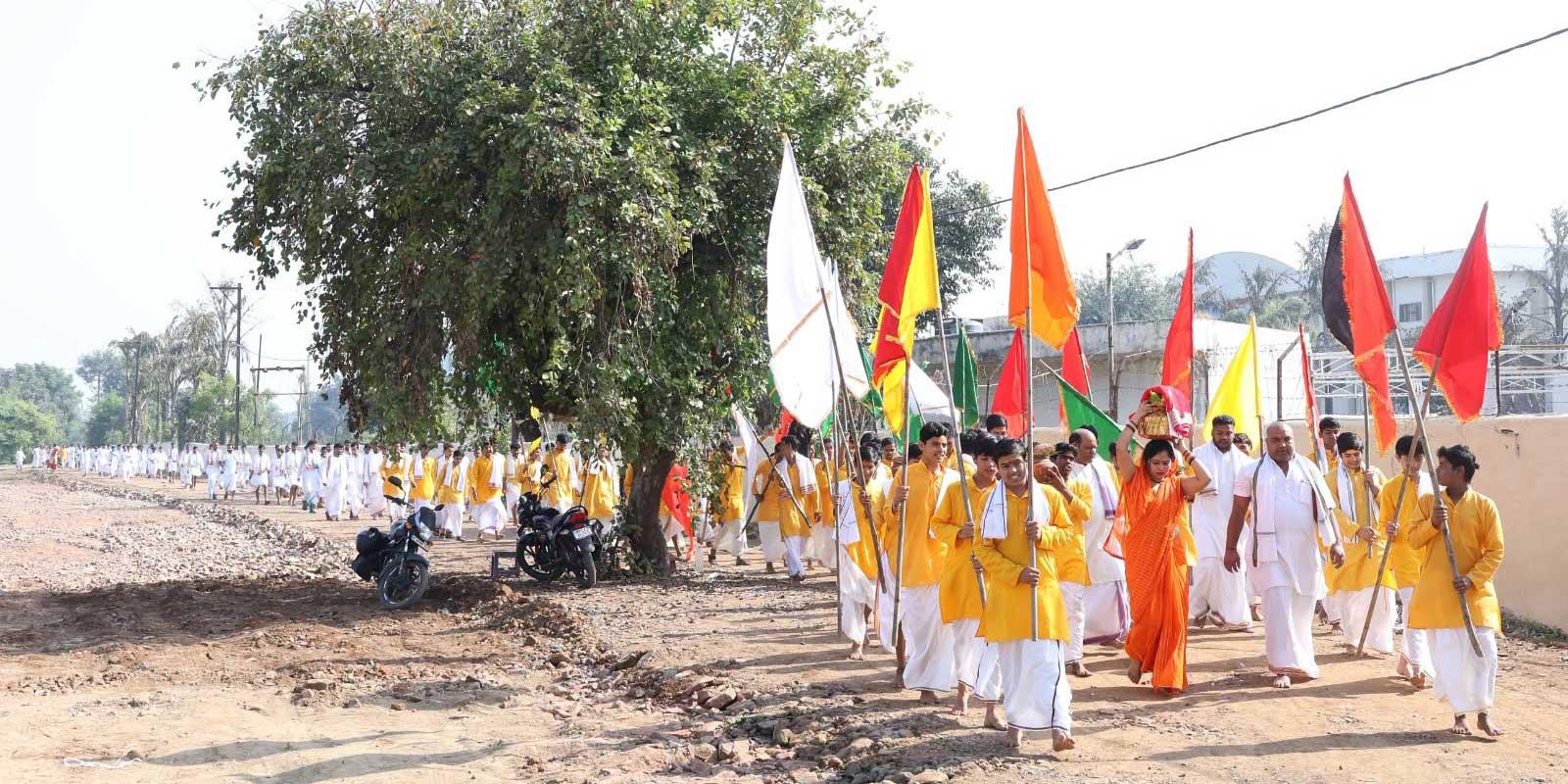 Maharishi Organisations are celebrating Sharadiya Navratri with great devotion across India. 121 Maharishi Vedic scholars organized the Sahasra Chandi Maha Yagya at the Maharishi Ved Vigyan Vidyapeeth campus in Bhopal.