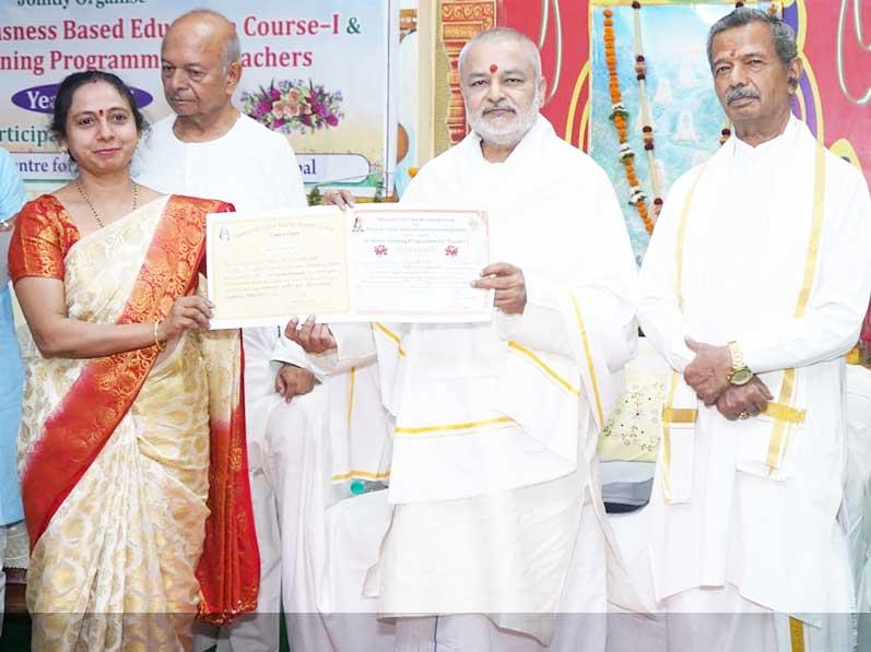 Maharishi Center for Educational Excellence Barsiya Marg Bhopal completed nationwide teacher training program on Education based on Maharishi Consciousness and CBSE teacher training program.
