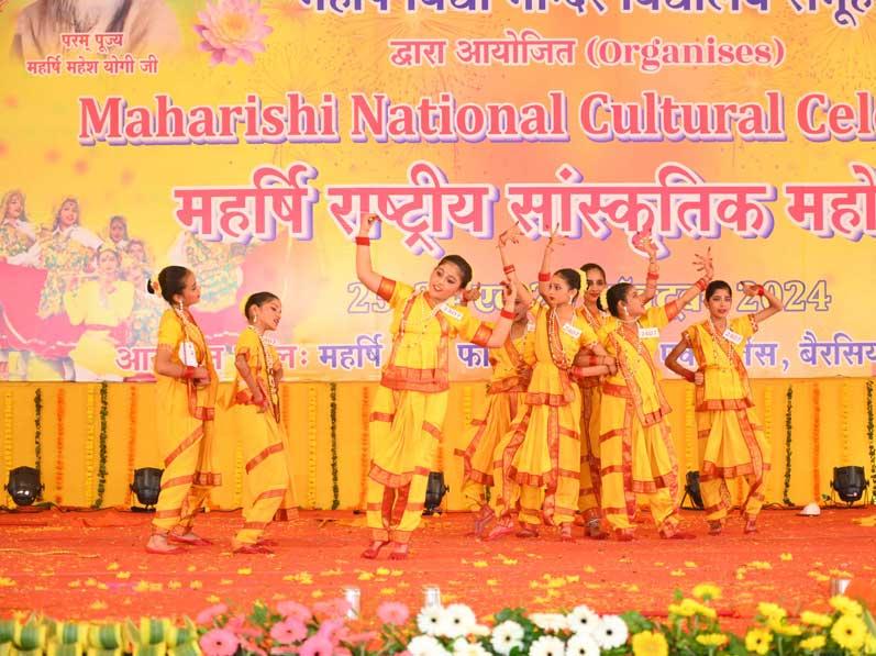 Maharishi National Cultural Celebration was organised on 23, 24 and 25 october 2024 at Lambakheda, Bhopal Madhya Pradesh India.